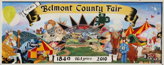 Belmont County Fair Sign